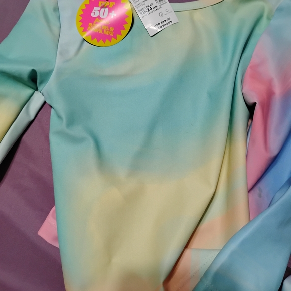 The Children's Place Pastel Rashguard Set - Picture 3 of 6